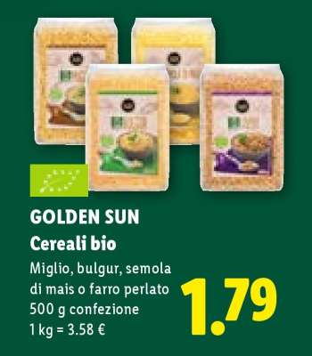 Golden Sun Cereali bio