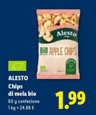 ALESTO Chips di mela bio