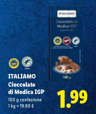 Italiamo Cioccolato di Modica IGP