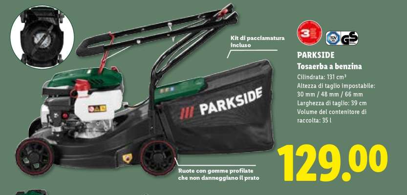 PARKSIDE Tosaerba a benzina