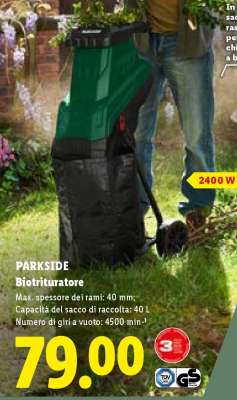PARKSIDE Biotrituratore