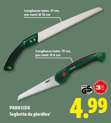 PARKSIDE Seghetto da giardino