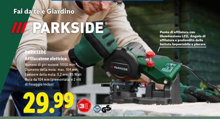 PARKSIDE Affilacatene elettrico