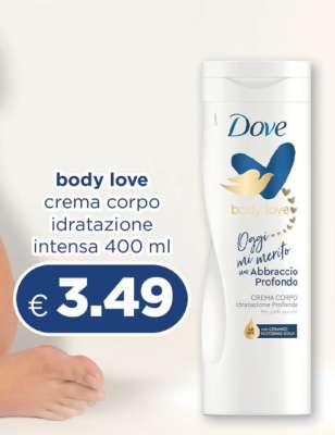 Dove body love crema corpo