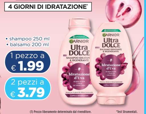 Garnier Ultra Dolce Shampoo e Balsamo