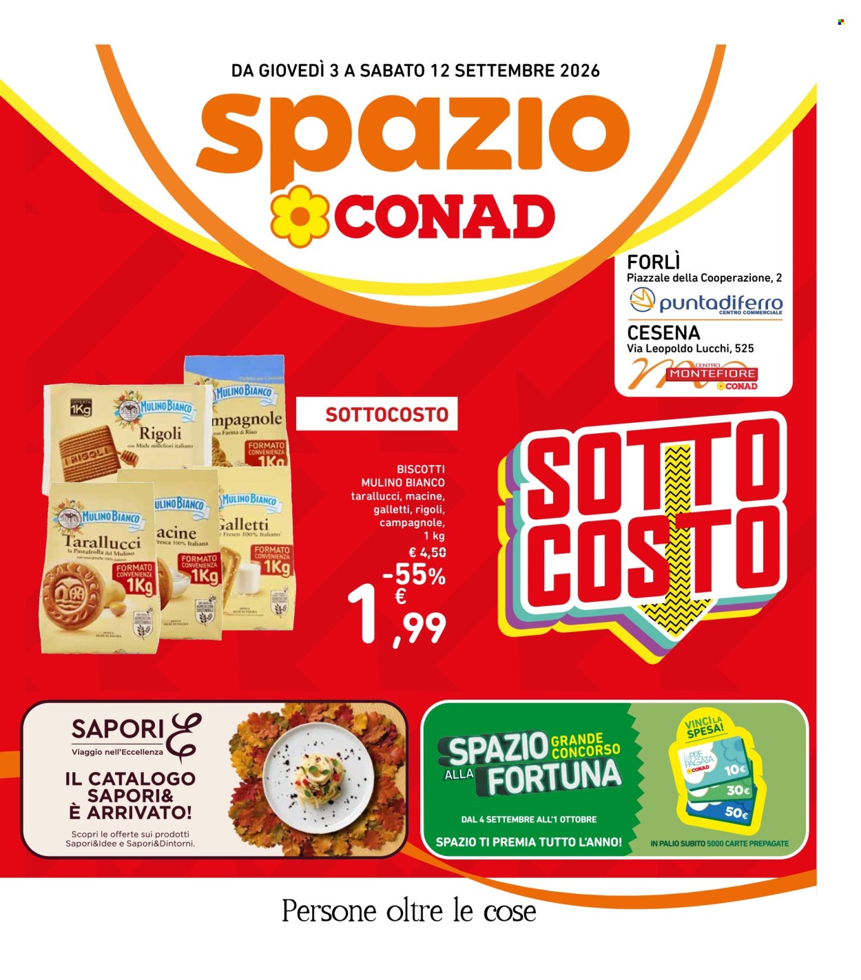 Volantino Spazio Conad - 3/9/2026 - 12/9/2026. Pagina 1