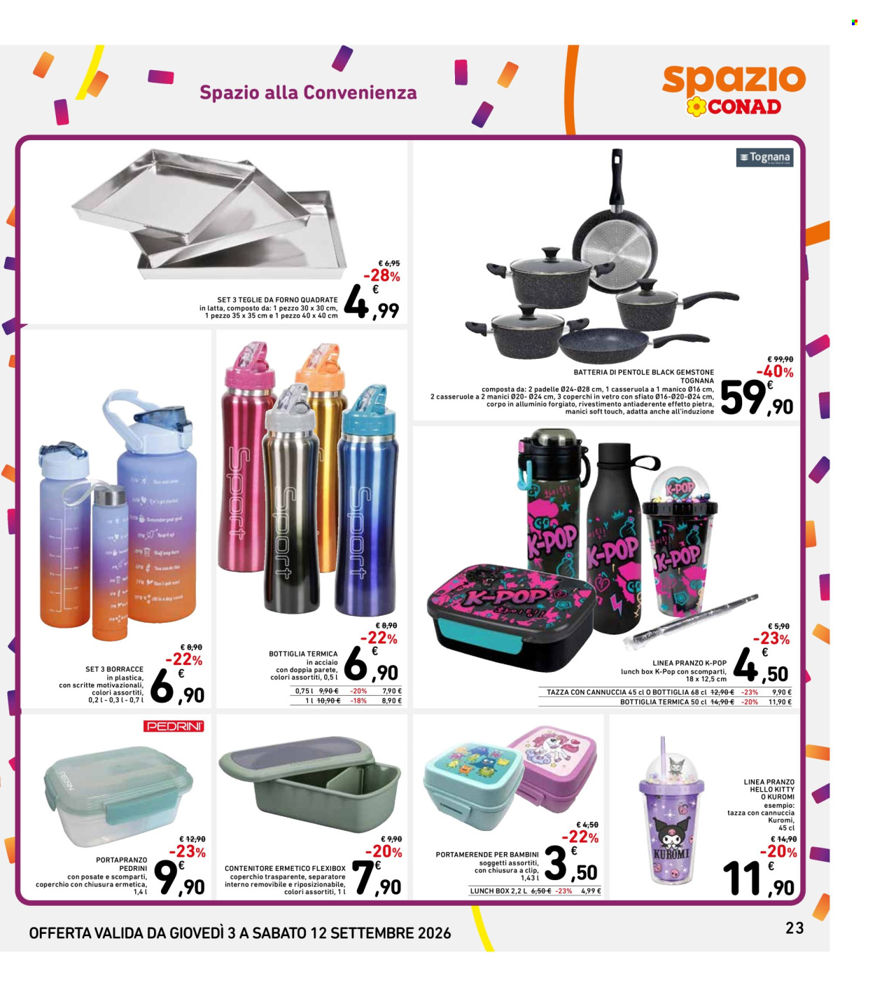 Volantino Spazio Conad - 3/9/2026 - 12/9/2026. Pagina 23