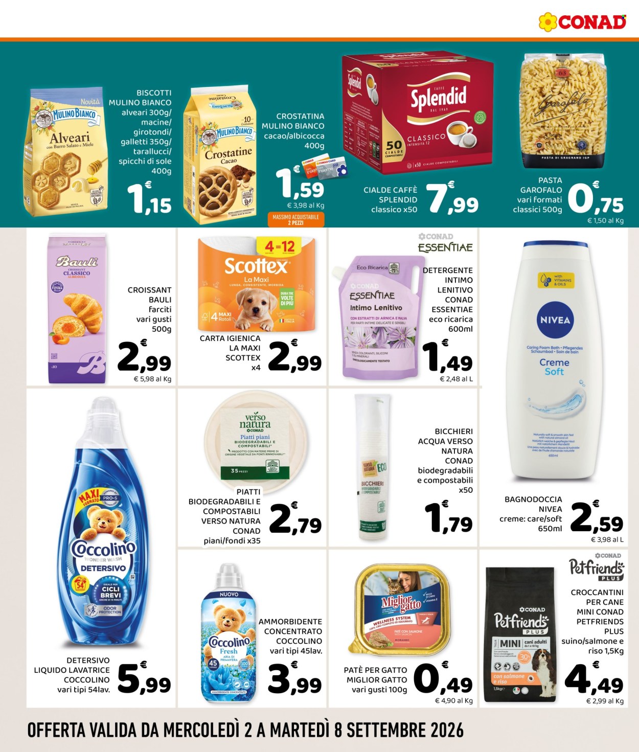 Leták Conad - 2.9.2026 - 8.9.2026. Strana 4