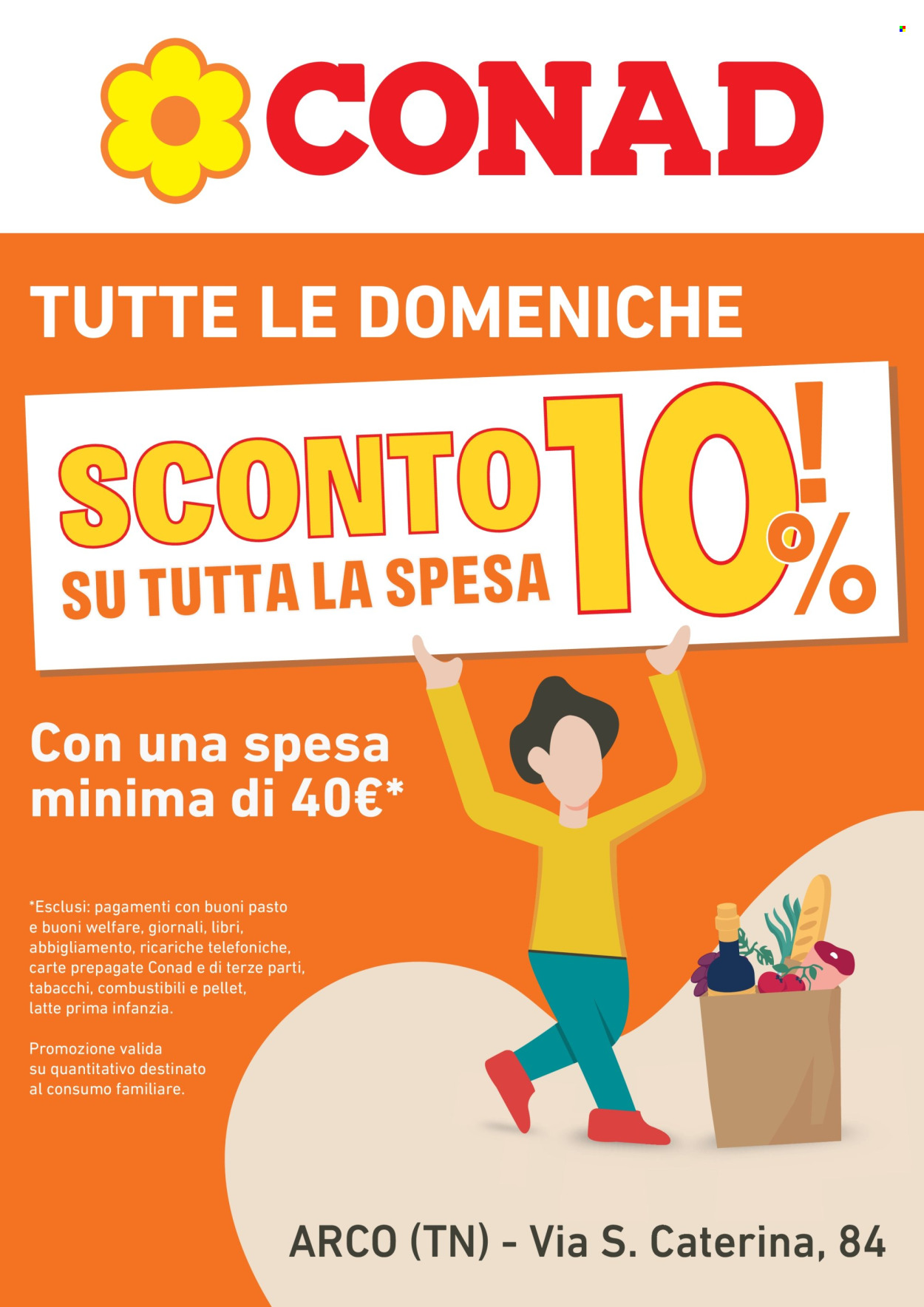 Volantino Conad - 30/8/2026 - 29/11/2026. Pagina 1