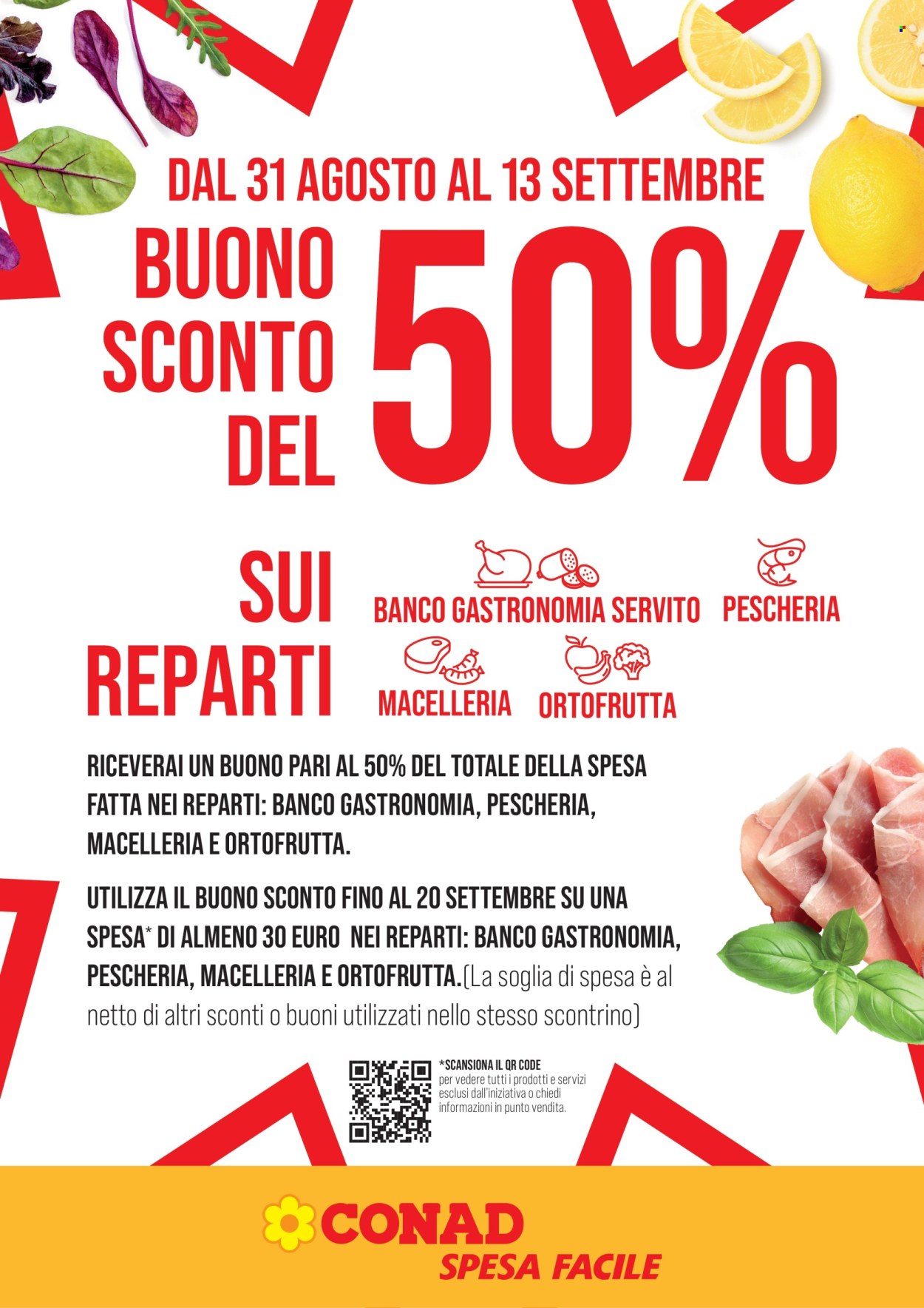 Volantino Spesa Facile Conad - 31/8/2026 - 20/9/2026. Pagina 1