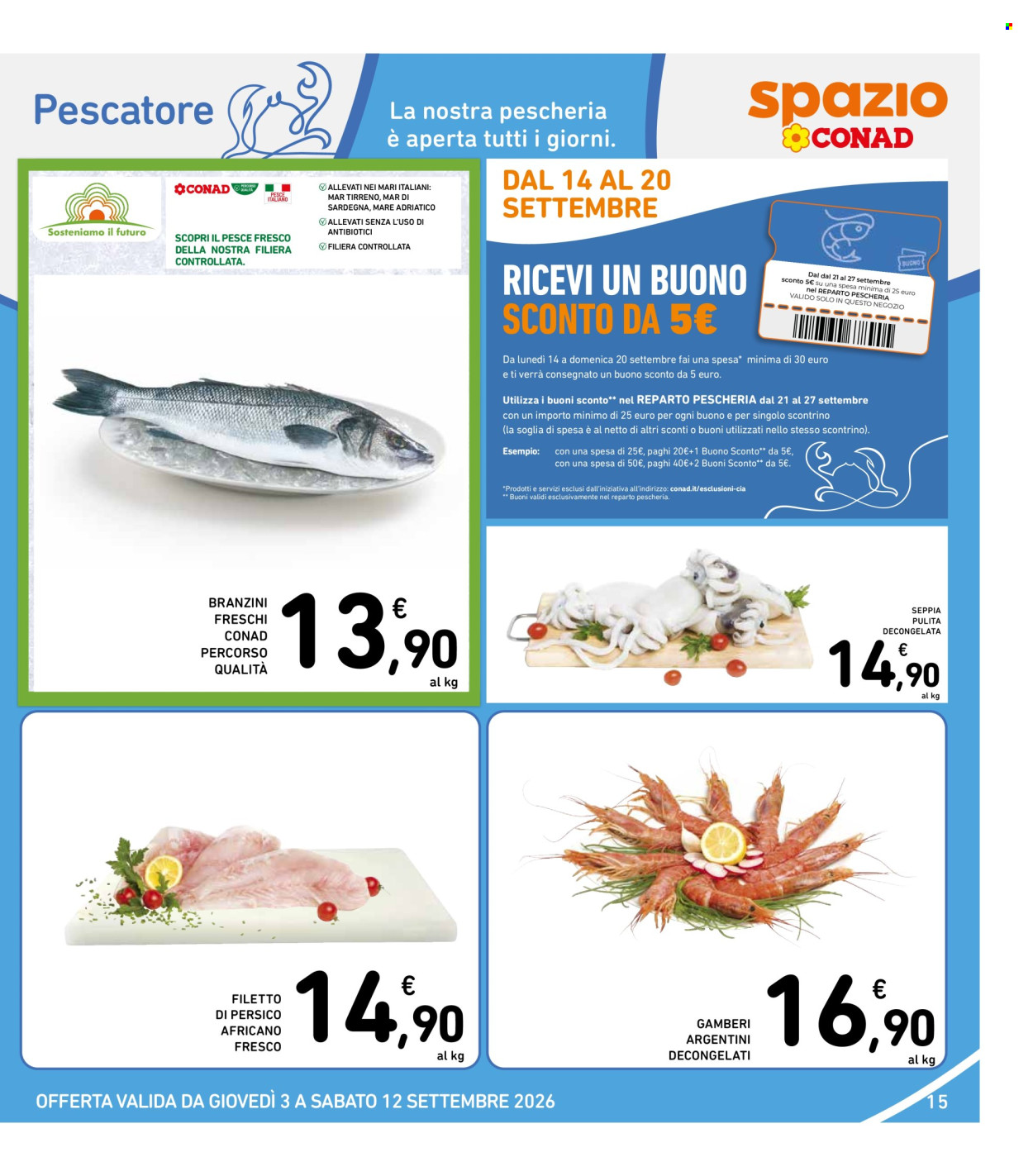 Volantino Spazio Conad - 3/9/2026 - 12/9/2026. Pagina 15
