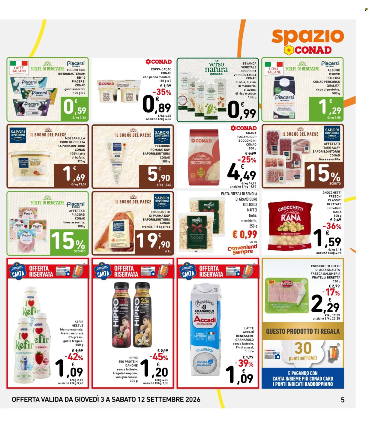 Volantino Spazio Conad - 3/9/2026 - 12/9/2026. Pagina 5
