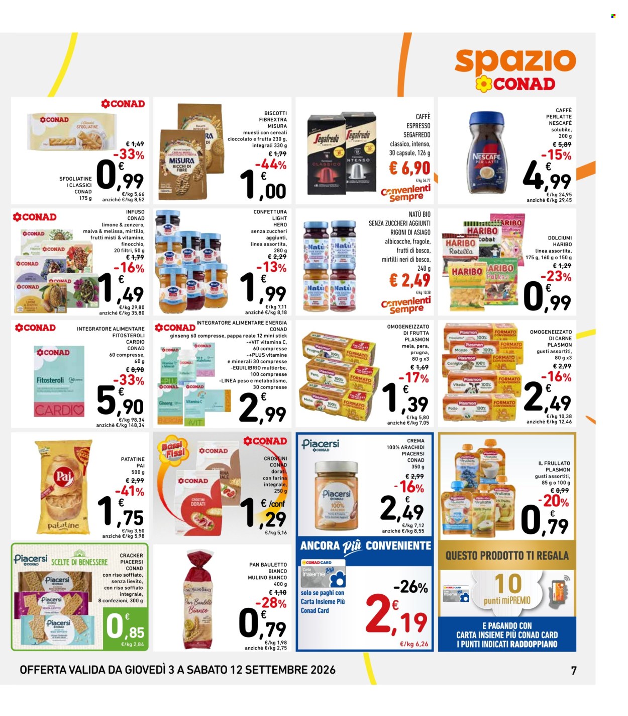 Volantino Spazio Conad - 3/9/2026 - 12/9/2026. Pagina 7