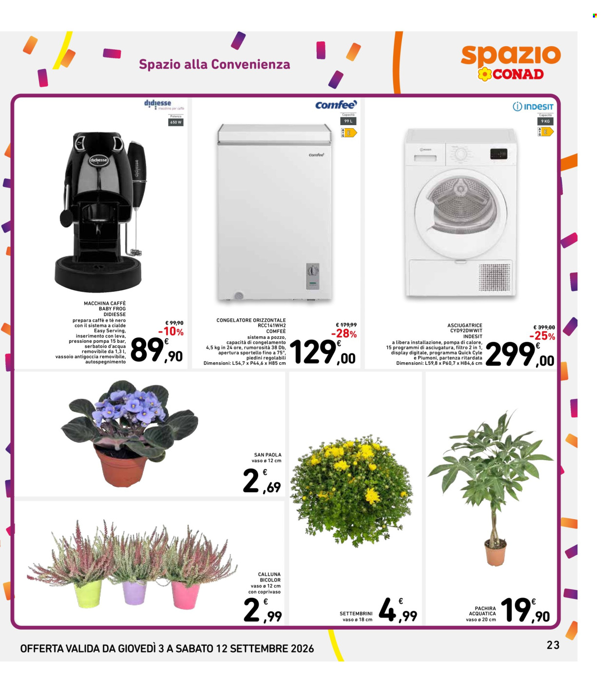 Volantino Spazio Conad - 3/9/2026 - 12/9/2026. Pagina 23