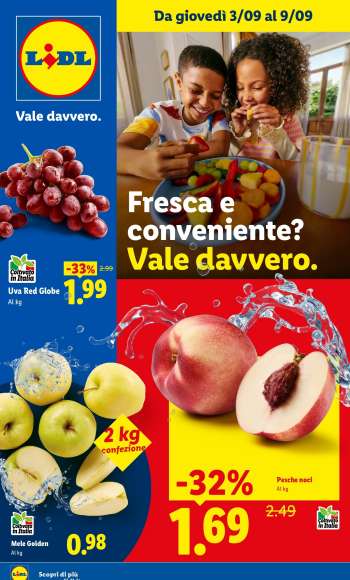 Volantino Lidl - 3/9/2026 - 9/9/2026.
