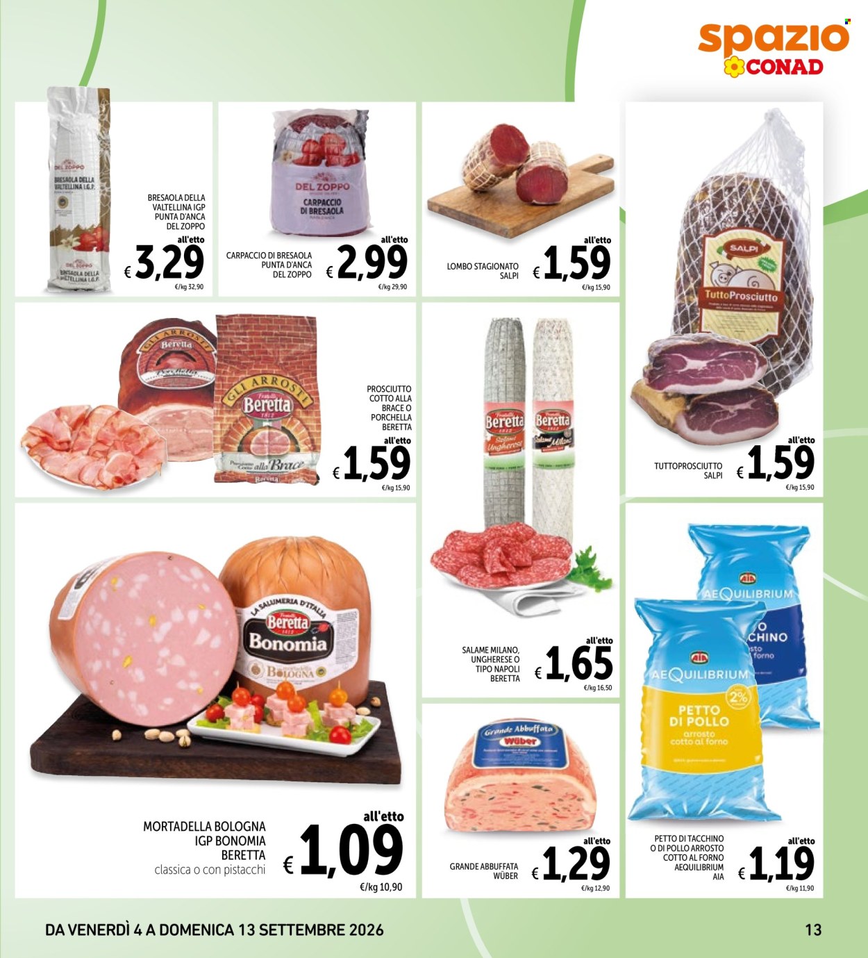 Volantino Conad - 4/9/2026 - 13/9/2026. Pagina 13