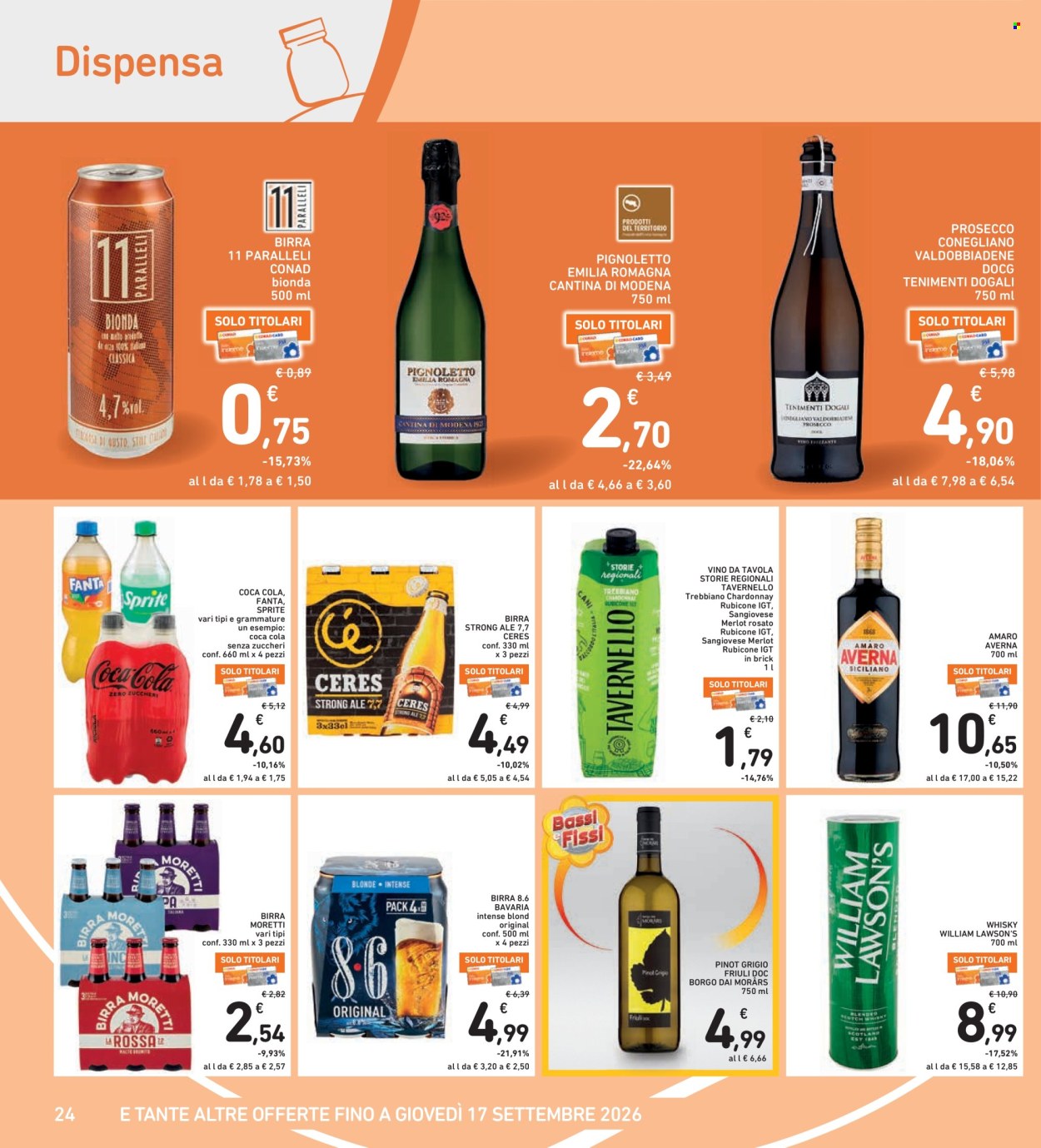 Volantino Spazio Conad - 4/9/2026 - 13/9/2026. Pagina 24