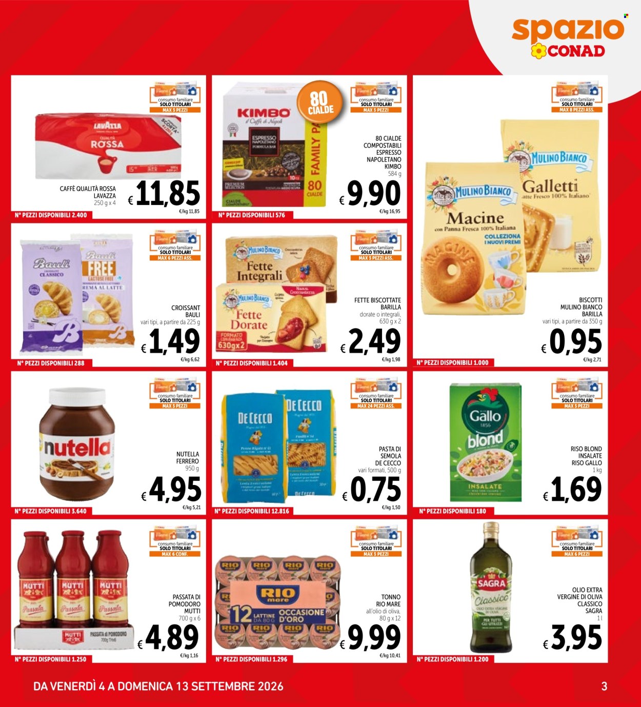 Volantino Spazio Conad - 4/9/2026 - 13/9/2026. Pagina 3