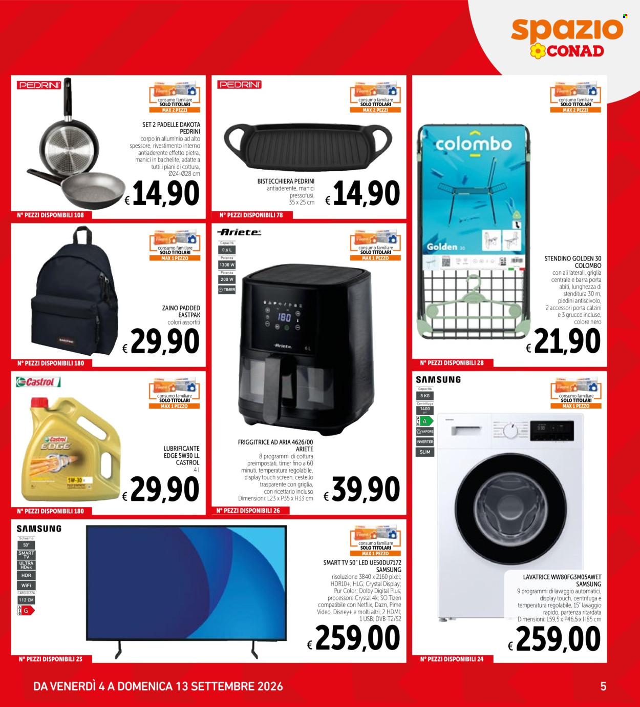 Volantino Spazio Conad - 4/9/2026 - 13/9/2026. Pagina 5
