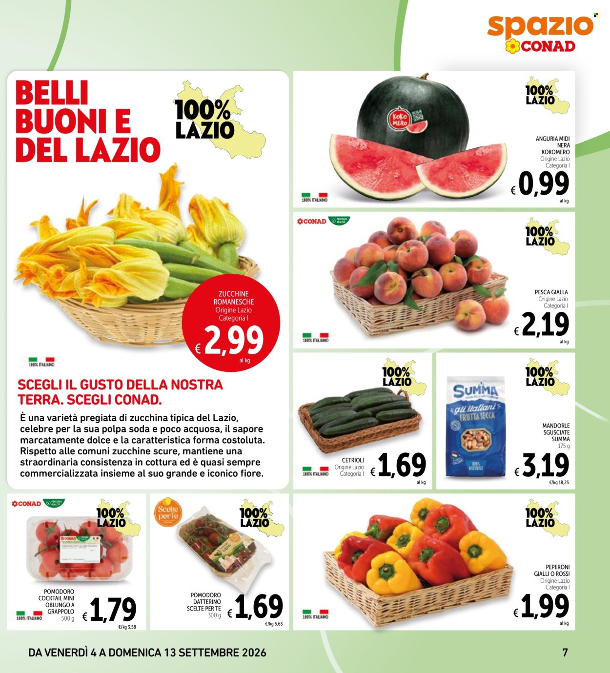 Volantino Spazio Conad - 4/9/2026 - 13/9/2026. Pagina 7