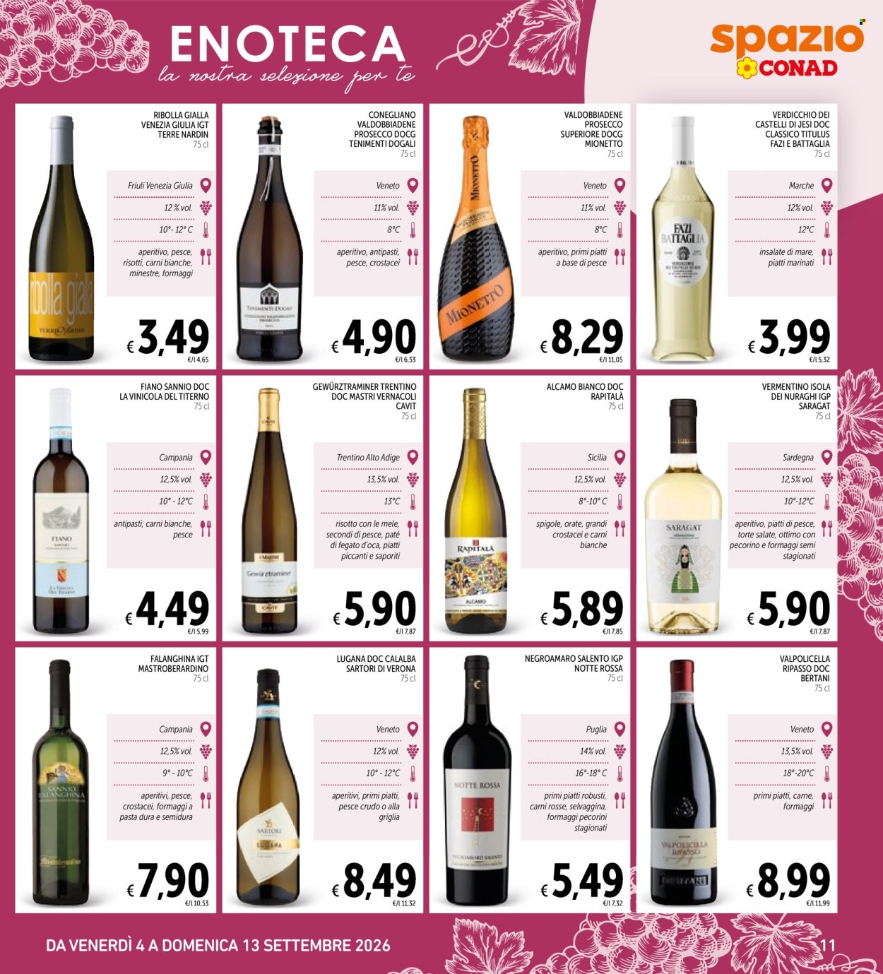 Volantino Spazio Conad - 4/9/2026 - 13/9/2026. Pagina 11