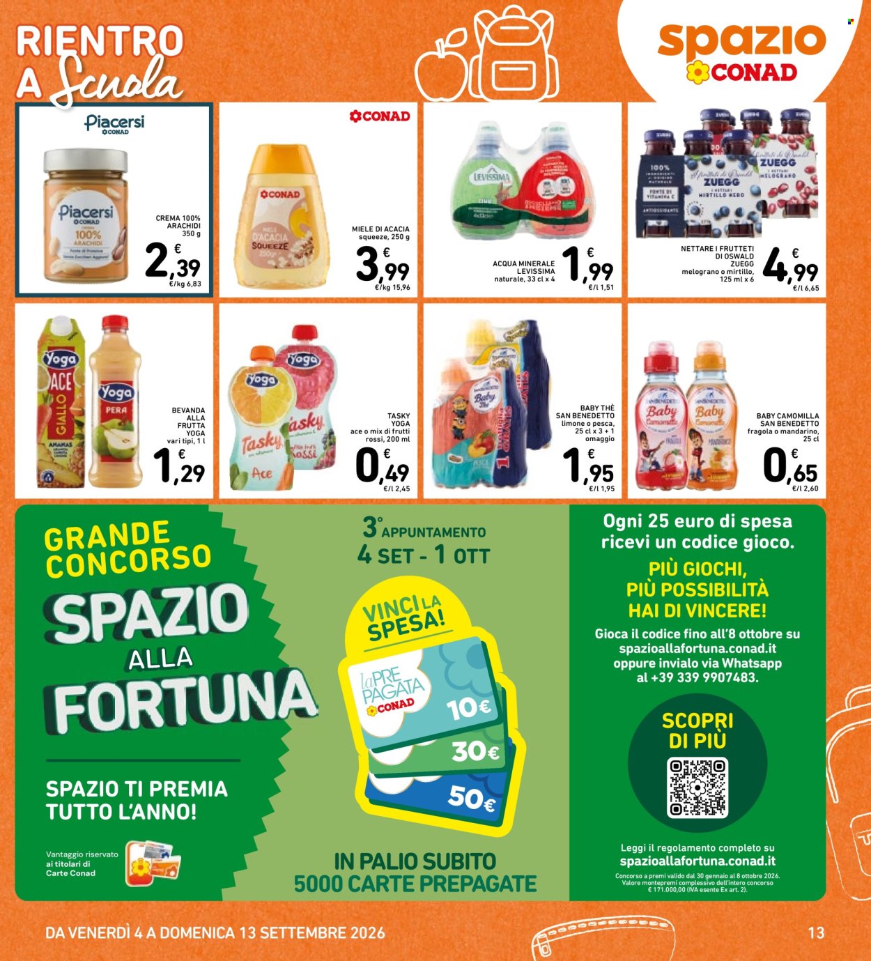 Volantino Spazio Conad - 4/9/2026 - 13/9/2026. Pagina 13
