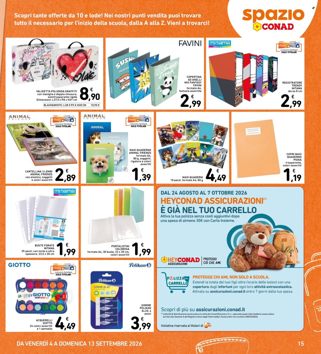 Volantino Spazio Conad - 4/9/2026 - 13/9/2026. Pagina 15