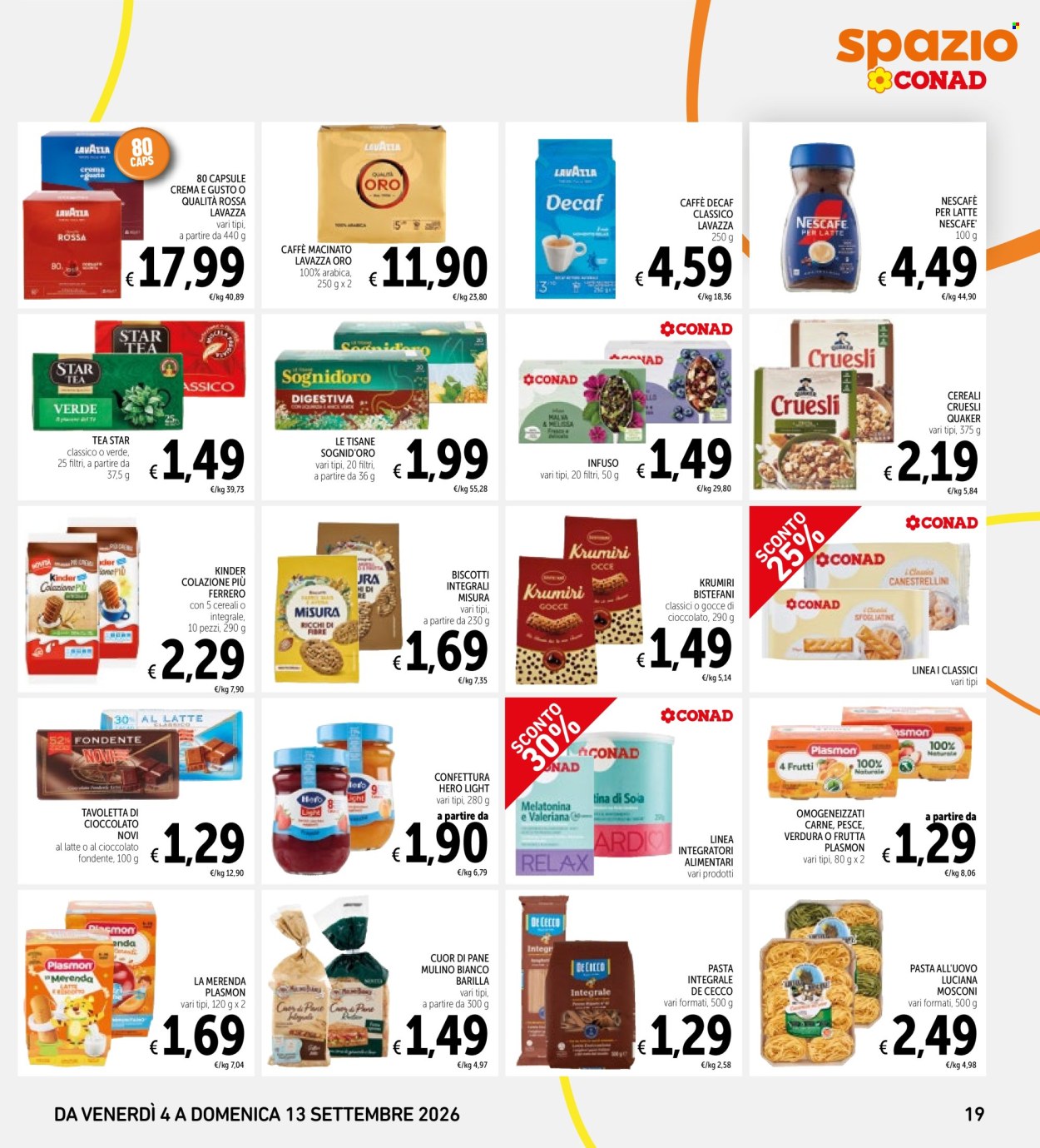 Volantino Spazio Conad - 4/9/2026 - 13/9/2026. Pagina 19