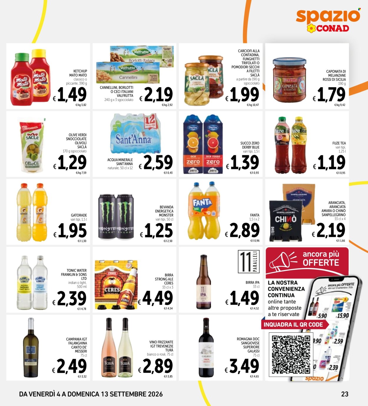 Volantino Spazio Conad - 4/9/2026 - 13/9/2026. Pagina 23