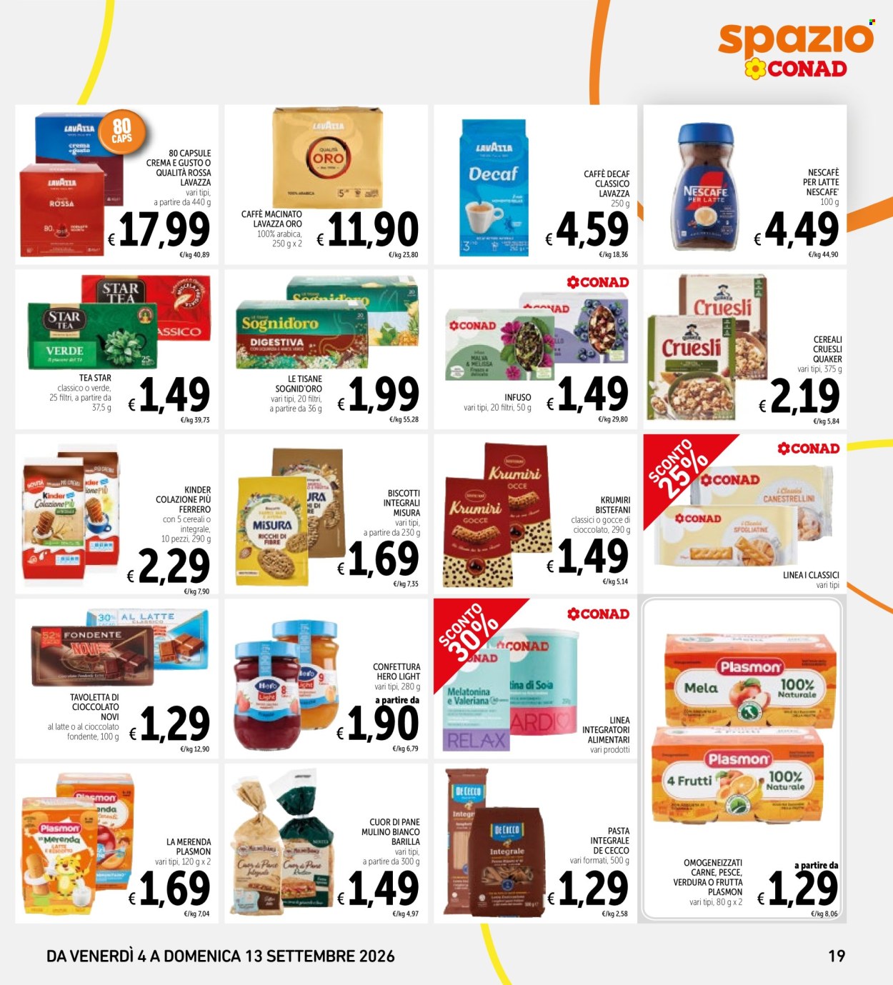 Volantino Spazio Conad - 4/9/2026 - 13/9/2026. Pagina 19