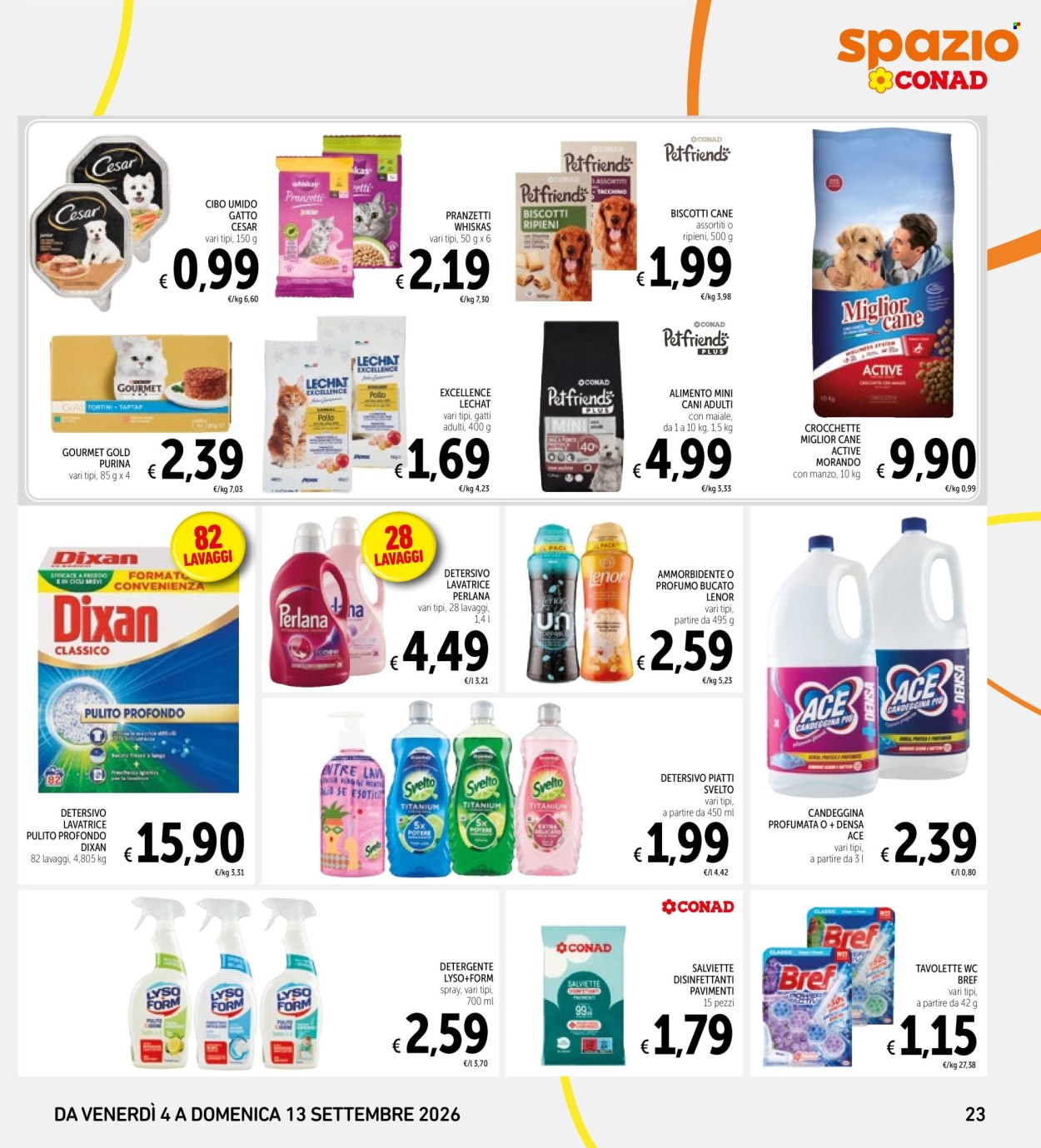 Volantino Spazio Conad - 4/9/2026 - 13/9/2026. Pagina 23