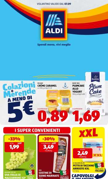 Volantino Aldi - 7/9/2026 - 13/9/2026.
