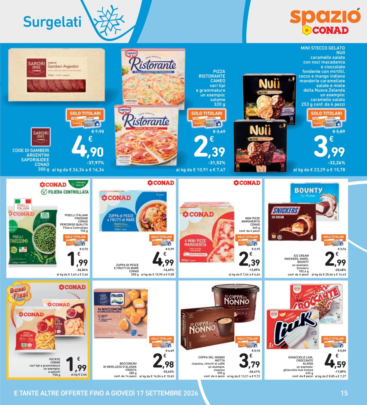 Volantino Spazio Conad - 4/9/2026 - 13/9/2026. Pagina 15