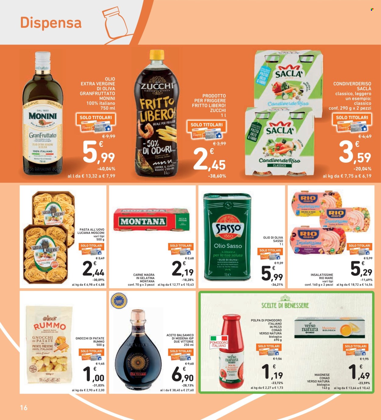 Leták Spazio Conad - 4.9.2026 - 13.9.2026. Strana 16