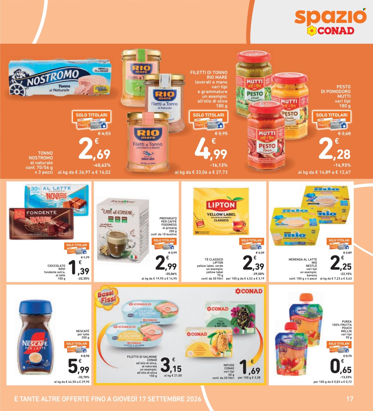 Volantino Spazio Conad - 4/9/2026 - 13/9/2026. Pagina 17