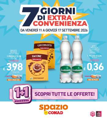 Leták Spazio Conad - 11.9.2026 - 17.9.2026.
