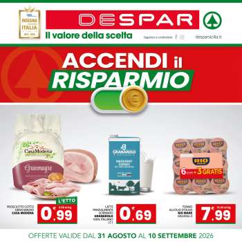Volantino Despar - 31/8/2026 - 10/9/2026.