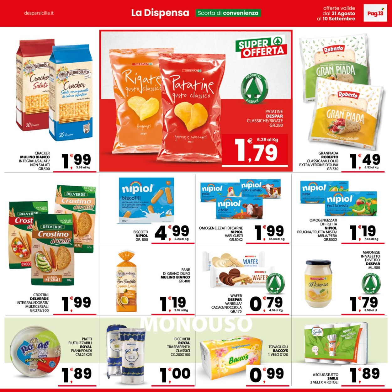 Volantino Despar - 31/8/2026 - 10/9/2026. Pagina 13