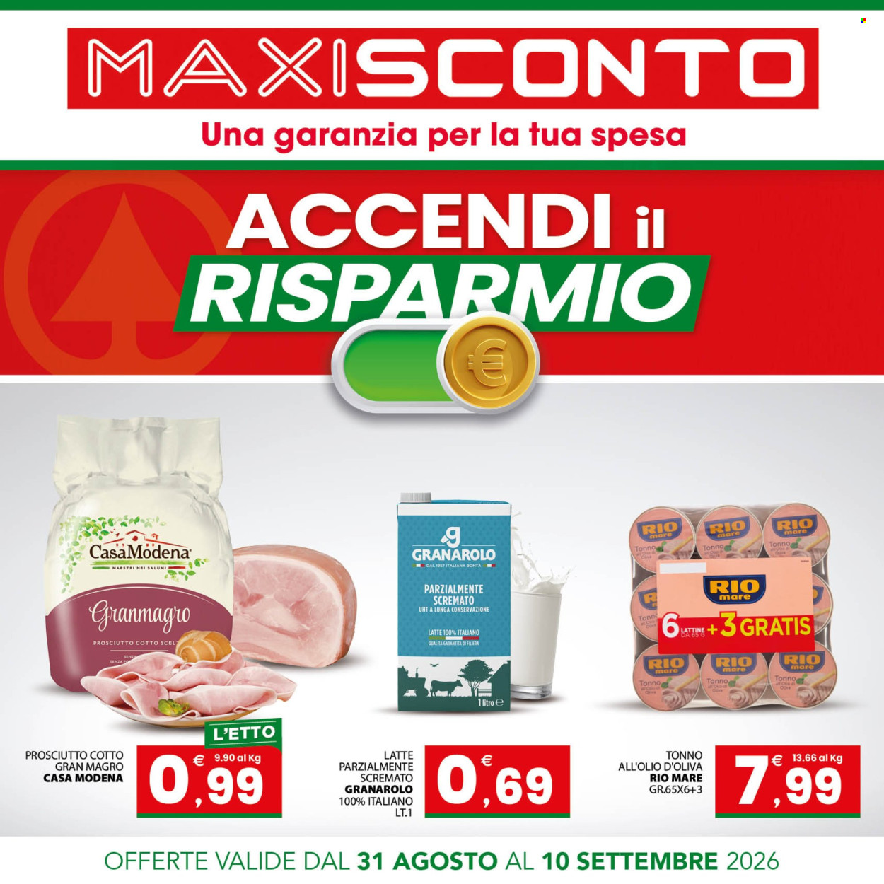 Volantino Despar - 31/8/2026 - 10/9/2026. Pagina 1