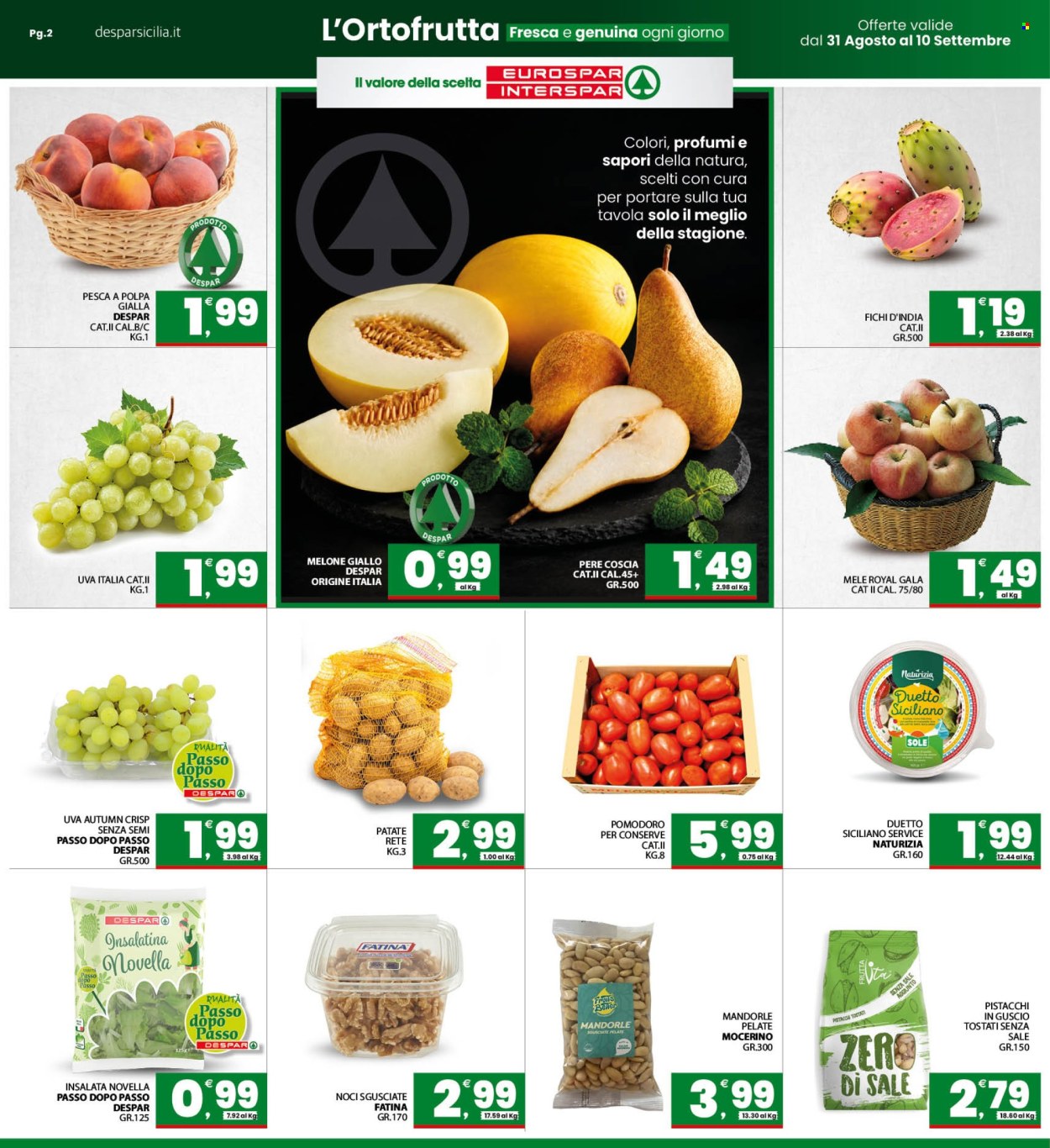 Volantino Eurospar - 31/8/2026 - 10/9/2026. Pagina 2