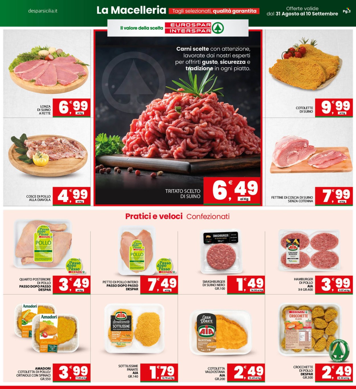 Volantino Eurospar - 31/8/2026 - 10/9/2026. Pagina 3