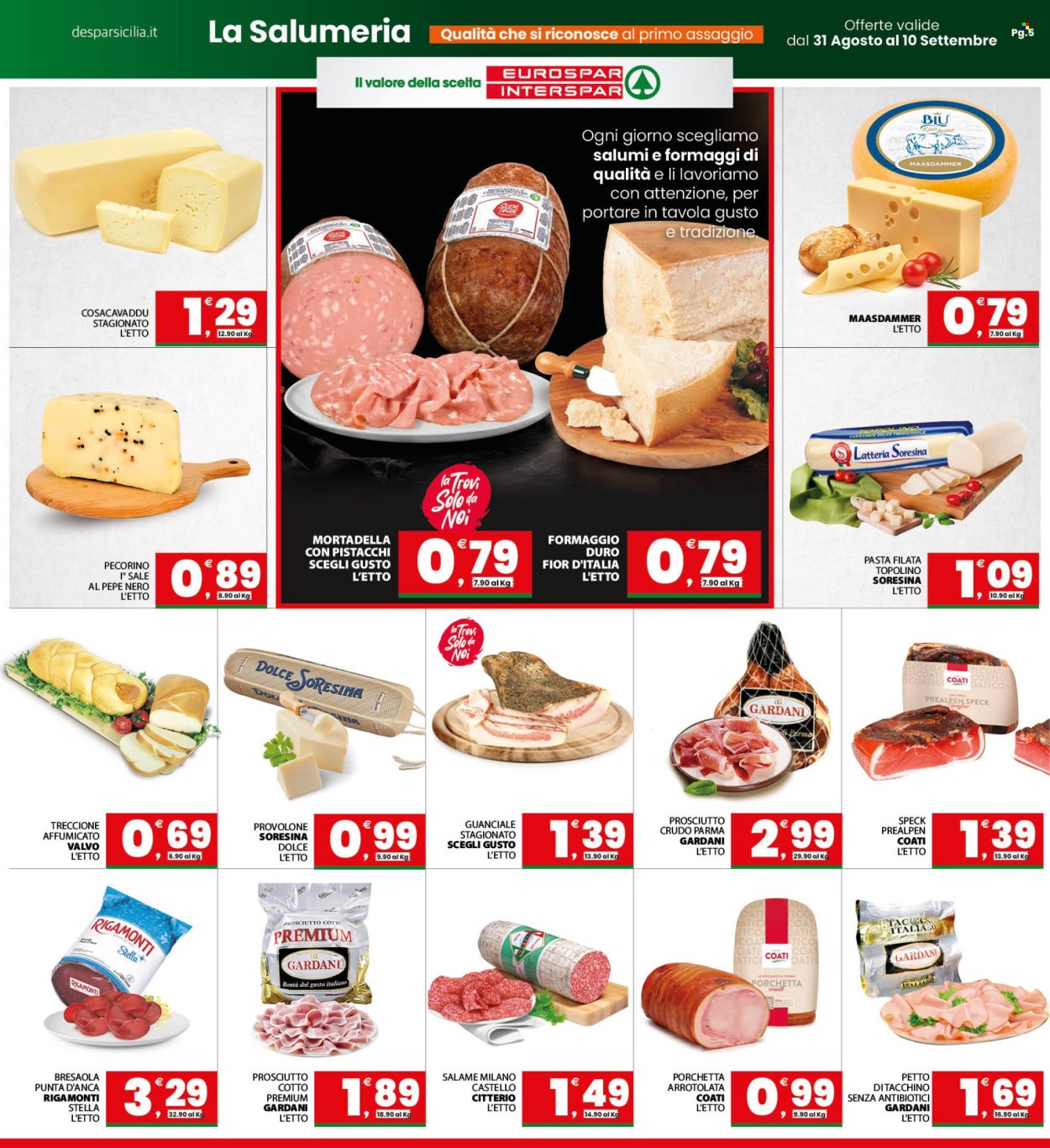 Volantino Eurospar - 31/8/2026 - 10/9/2026. Pagina 5
