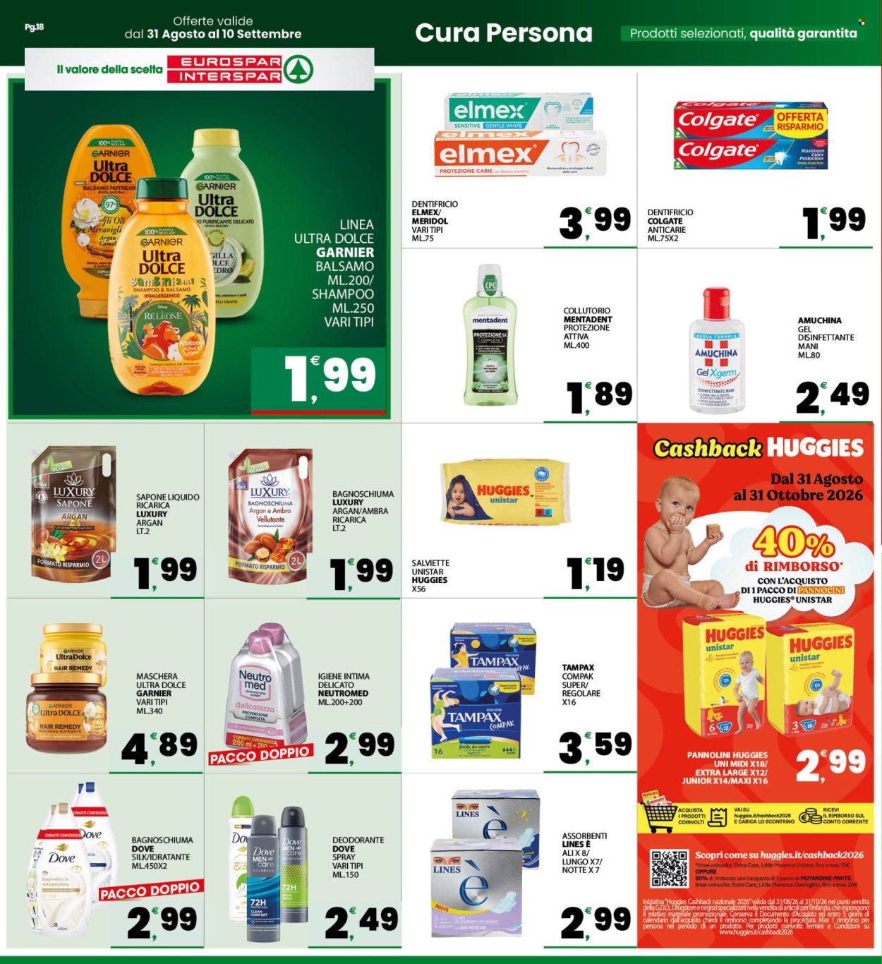 Volantino Eurospar - 31/8/2026 - 10/9/2026. Pagina 18