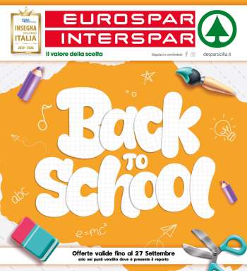 Volantino Eurospar - 31/8/2026 - 27/9/2026.