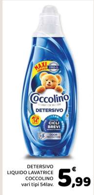 DETERSIVO LIQUIDO LAVATRICE COCCOLINO