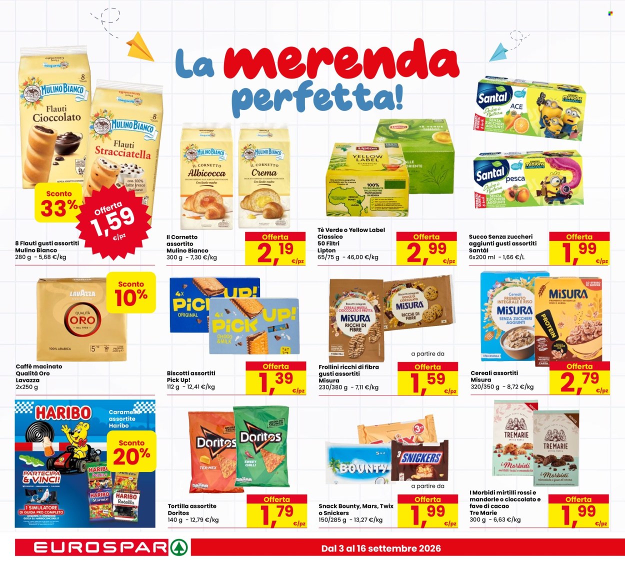 Volantino Eurospar - 3/9/2026 - 16/9/2026. Pagina 16