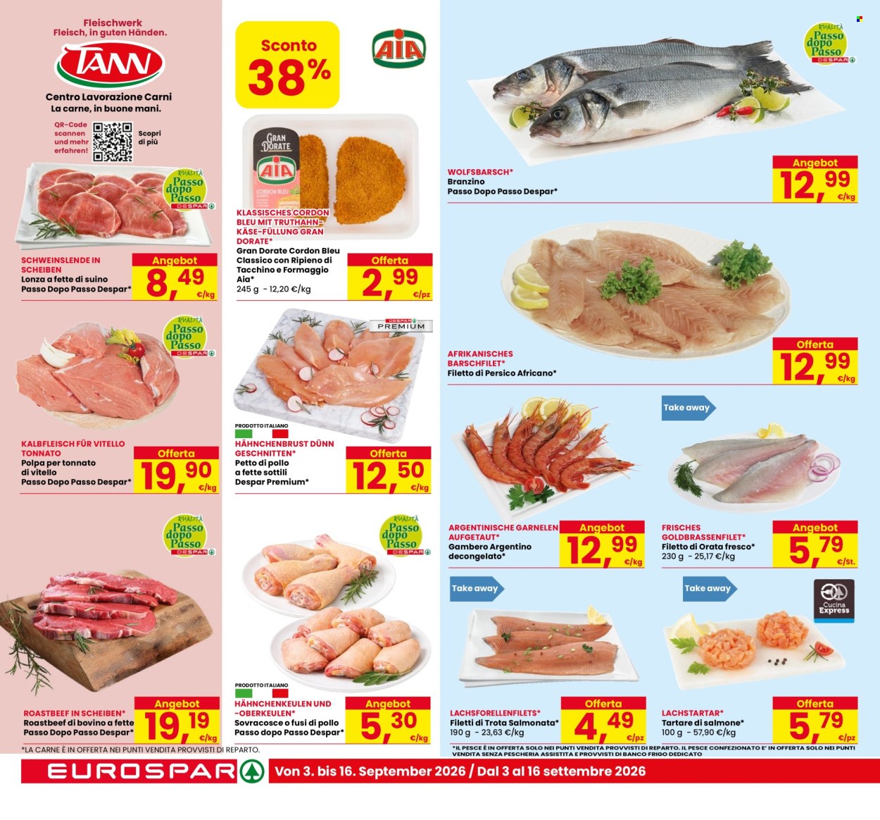 Volantino Eurospar - 3/9/2026 - 16/9/2026. Pagina 4