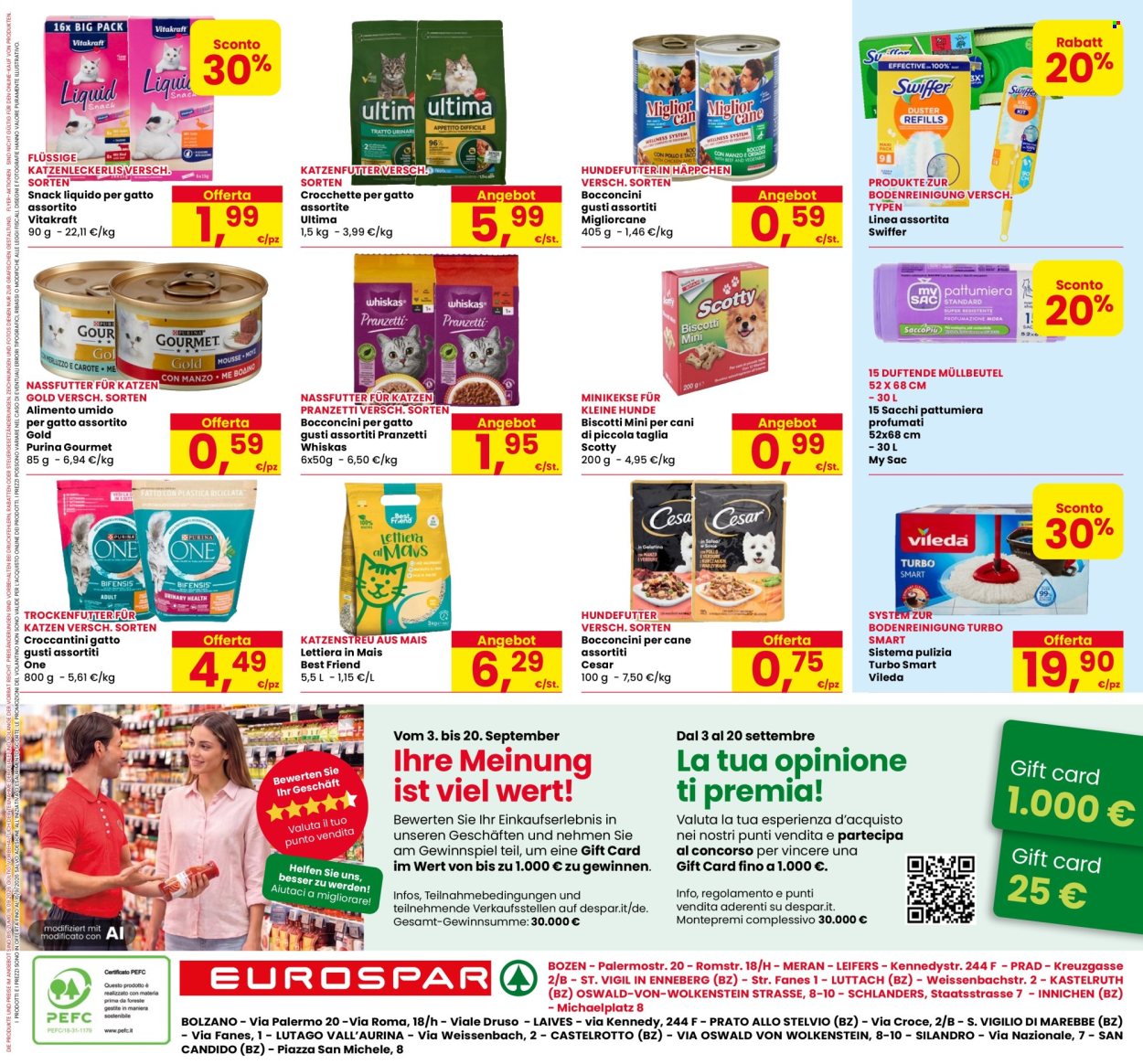 Volantino Eurospar - 3/9/2026 - 16/9/2026. Pagina 20