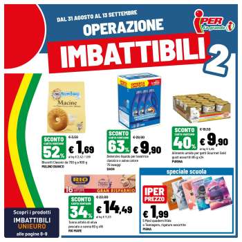 Volantino Iper, La grande i - 31/8/2026 - 13/9/2026.