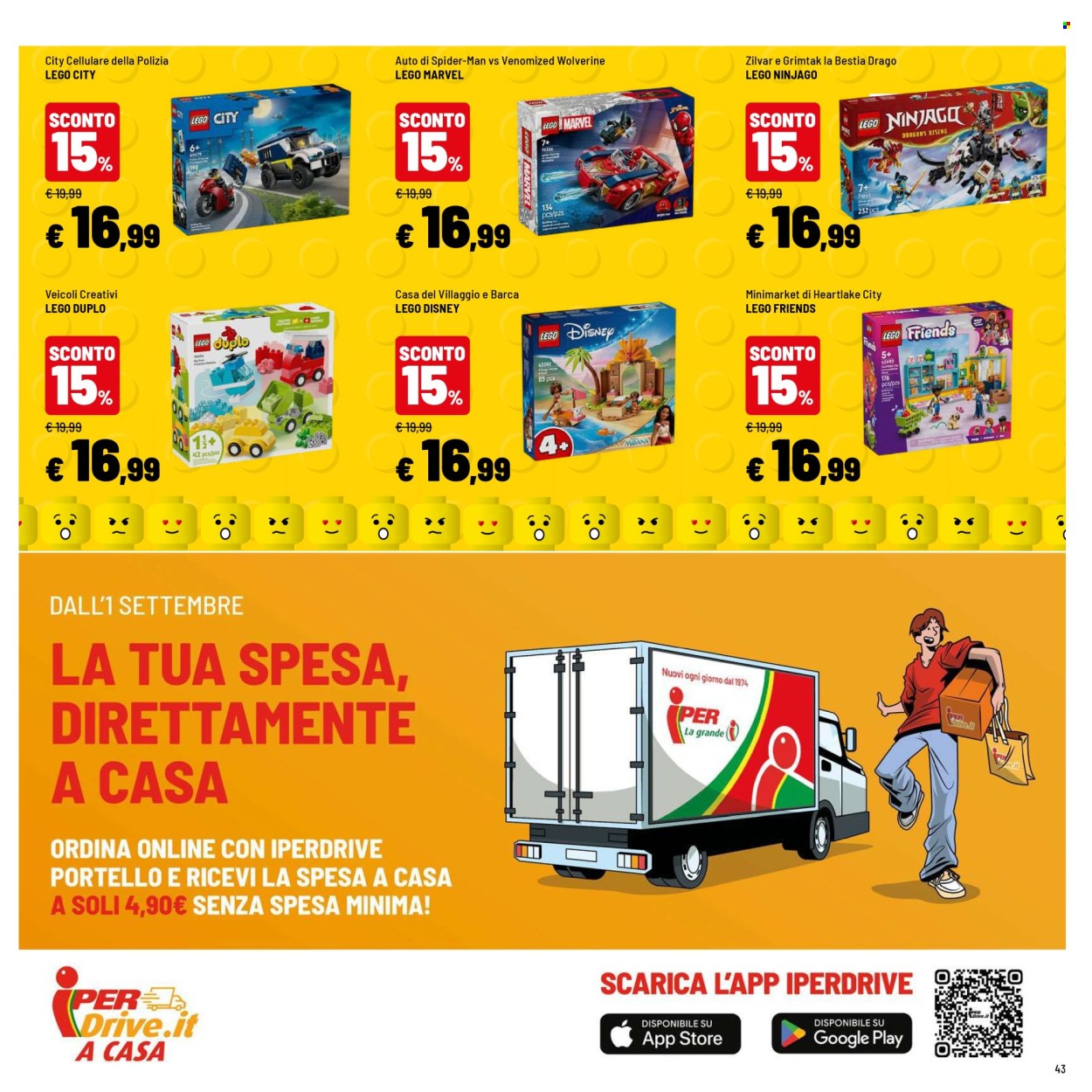 Volantino Iper, La grande i - 31/8/2026 - 13/9/2026. Pagina 43